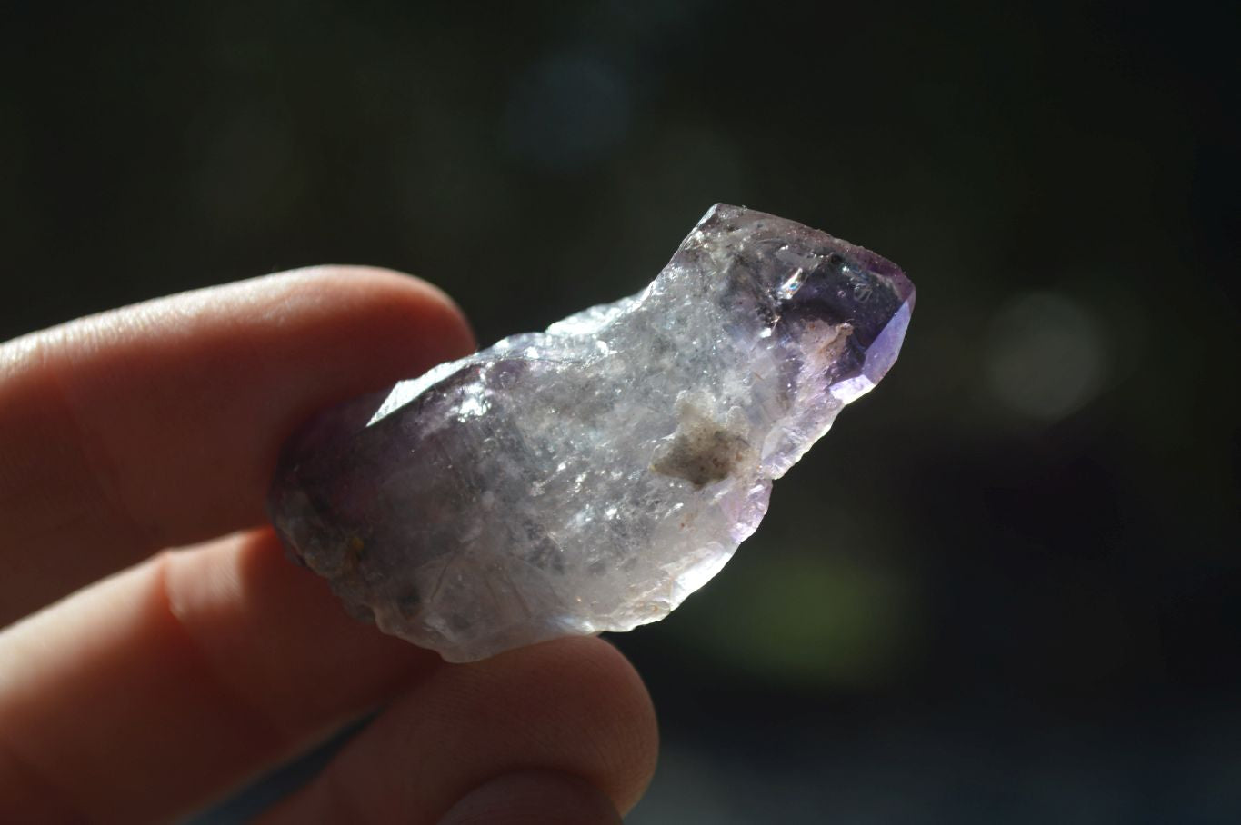 Natural Single Smokey Amethyst Crystals  x 35 From Chiredzi, Zimbabwe - Toprock Gemstones and Minerals 