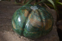 Polished Green Verdite Pumpkin Carving x 1 From Zimbabwe - Toprock Gemstones and Minerals 