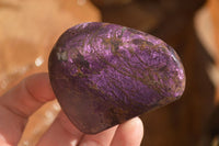 Polished  Metallic Purpurite Slices With Matte Finish x 13 From Erongo, Namibia - Toprock Gemstones and Minerals 
