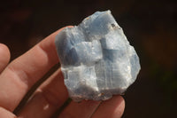 Natural New Sky Blue Calcite Specimens  x 24 From Spitzkop, Namibia - Toprock Gemstones and Minerals 