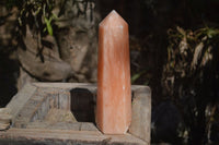 Polished Orange Twist Calcite Tower x 1 From Maevantanana, Madagascar - Toprock Gemstones and Minerals 