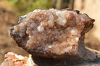 Natural Quartz Clusters With Golden Limonite Colouring  x 2 From Solwezi, Zambia - TopRock