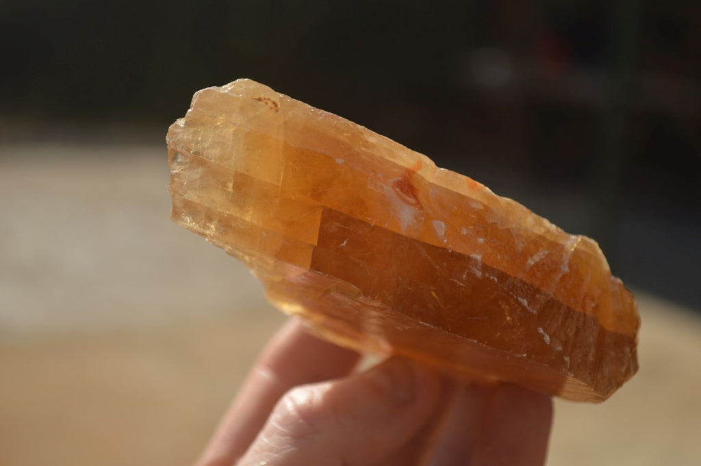 Natural Honey Aragonite Etched & Cobbed Pieces  x 6 From Namibia - Toprock Gemstones and Minerals 