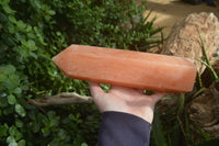 Polished Orange Twist Calcite Tower x 1 From Maevantanana, Madagascar - Toprock Gemstones and Minerals 