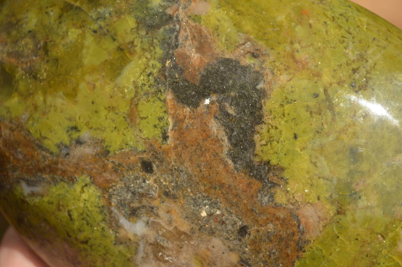 Polished  Green Opal Standing Free Forms  x 2 From Madagascar - Toprock Gemstones and Minerals 