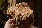 Natural Quartz Clusters With Golden Limonite Colouring  x 2 From Solwezi, Zambia - TopRock