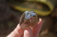 Polished Wispy Phantom Smokey Quartz Points x 12 From Madagascar - Toprock Gemstones and Minerals 