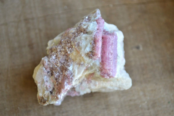 Natural Pink Tourmaline Crystals In Mica & Quartz Schist x 24 From Karibib, Namibia - TopRock