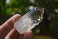 Polished Wispy Phantom Smokey Quartz Points x 12 From Madagascar - Toprock Gemstones and Minerals 