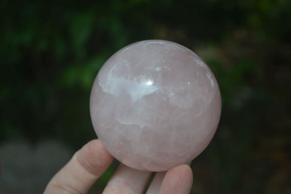 Polished Pink Rose Quartz Spheres  x 4 From Madagascar - Toprock Gemstones and Minerals 