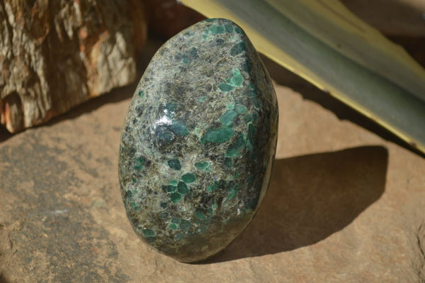 Polished Rare Emerald In Matrix Standing Free Form  x 1 From Sandawana, Zimbabwe