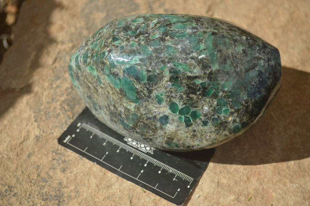 Polished Rare Emerald In Matrix Standing Free Form  x 1 From Sandawana, Zimbabwe - Toprock Gemstones and Minerals 