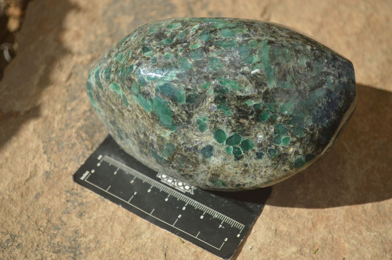 Polished Rare Emerald In Matrix Standing Free Form  x 1 From Sandawana, Zimbabwe - Toprock Gemstones and Minerals 
