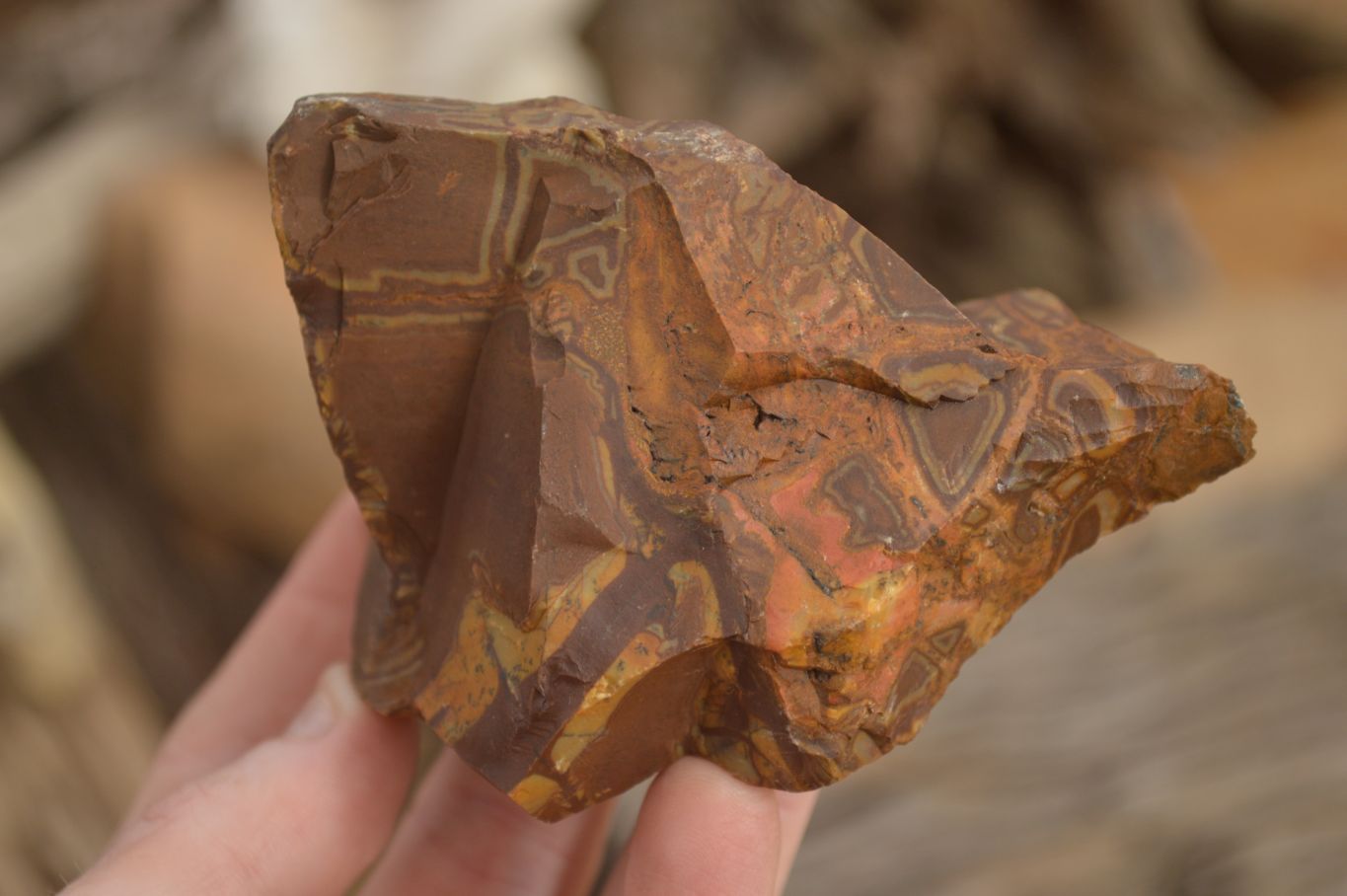 Natural Rough Nguni Jasper Cobbed Specimens  x 12 From Southern Africa - Toprock Gemstones and Minerals 