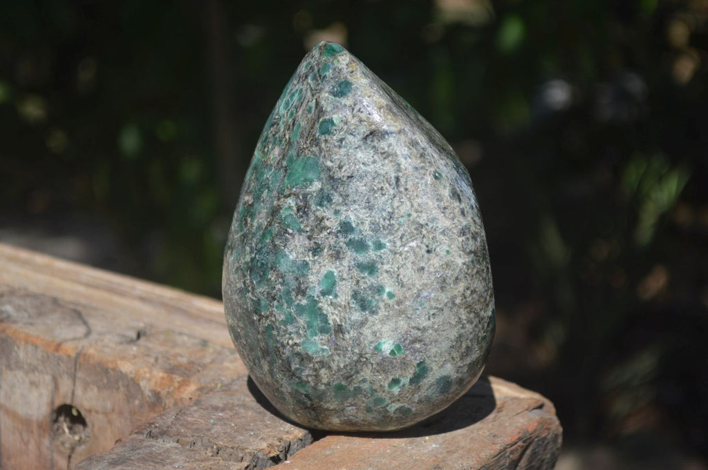 Polished Rare Emerald In Matrix Standing Free Form  x 1 From Sandawana, Zimbabwe - Toprock Gemstones and Minerals 
