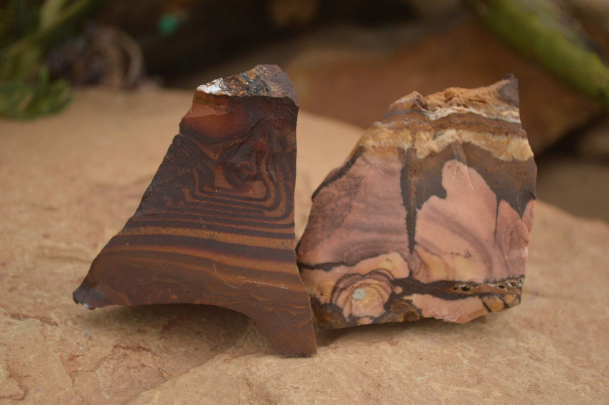 Natural Rough Nguni Jasper Cobbed Specimens  x 12 From Southern Africa - Toprock Gemstones and Minerals 