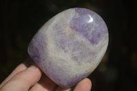 Polished Dream Amethyst Standing Free Forms  x 3 From Madagascar - Toprock Gemstones and Minerals 