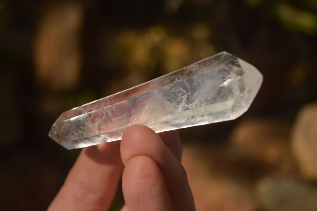 Polished Double Terminated Clear Quartz Points x 12 From Madagascar - Toprock Gemstones and Minerals 