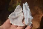 Natural Etched Blue Chalcedony Specimens  x 12 From Nsanje, Malawi - Toprock Gemstones and Minerals 