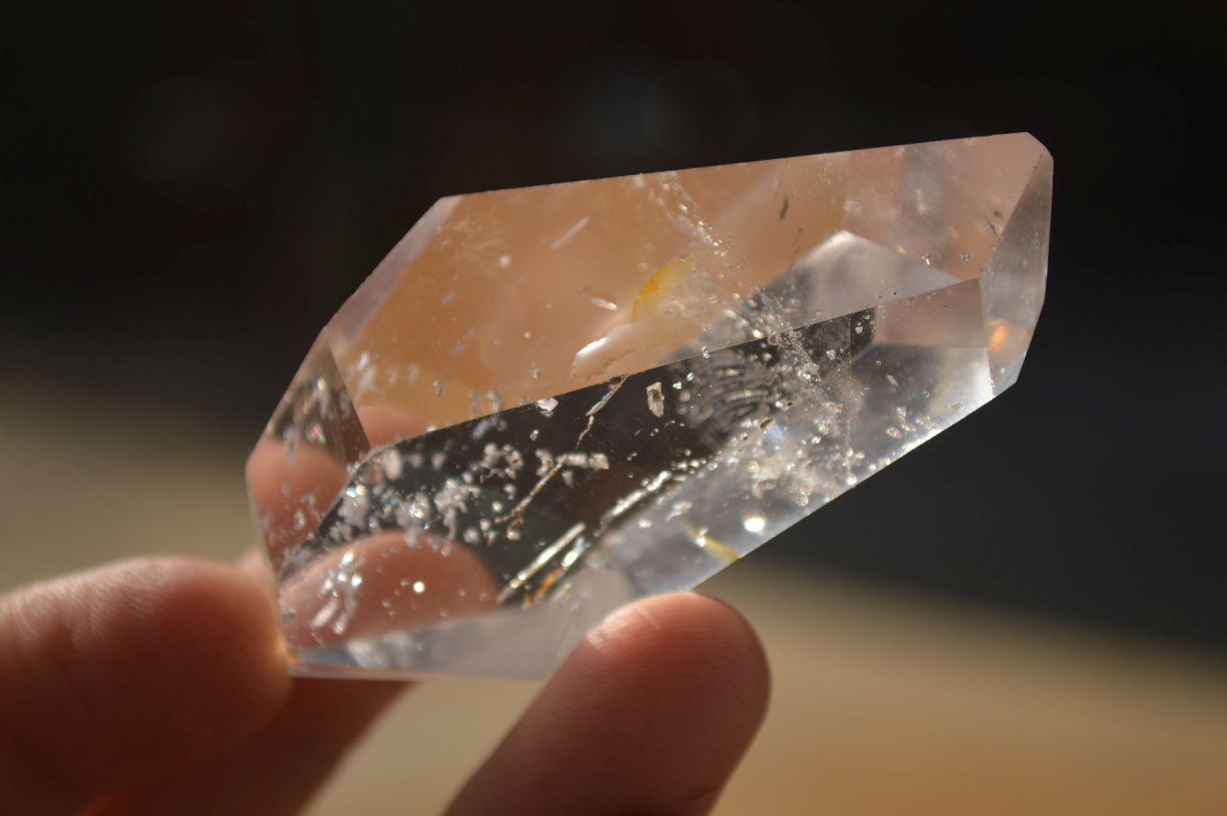 Polished Double Terminated Clear Quartz Points x 12 From Madagascar - Toprock Gemstones and Minerals 
