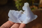 Natural Etched Blue Chalcedony Specimens  x 12 From Nsanje, Malawi - Toprock Gemstones and Minerals 