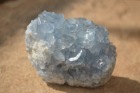 Natural Blue Celestite Crystal Specimens  x 4 From Sakoany, Madagascar - Toprock Gemstones and Minerals 