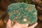Polished On One Side Emerald Mtorolite Plates x 2 From Mutorashanga, Zimbabwe - Toprock Gemstones and Minerals 