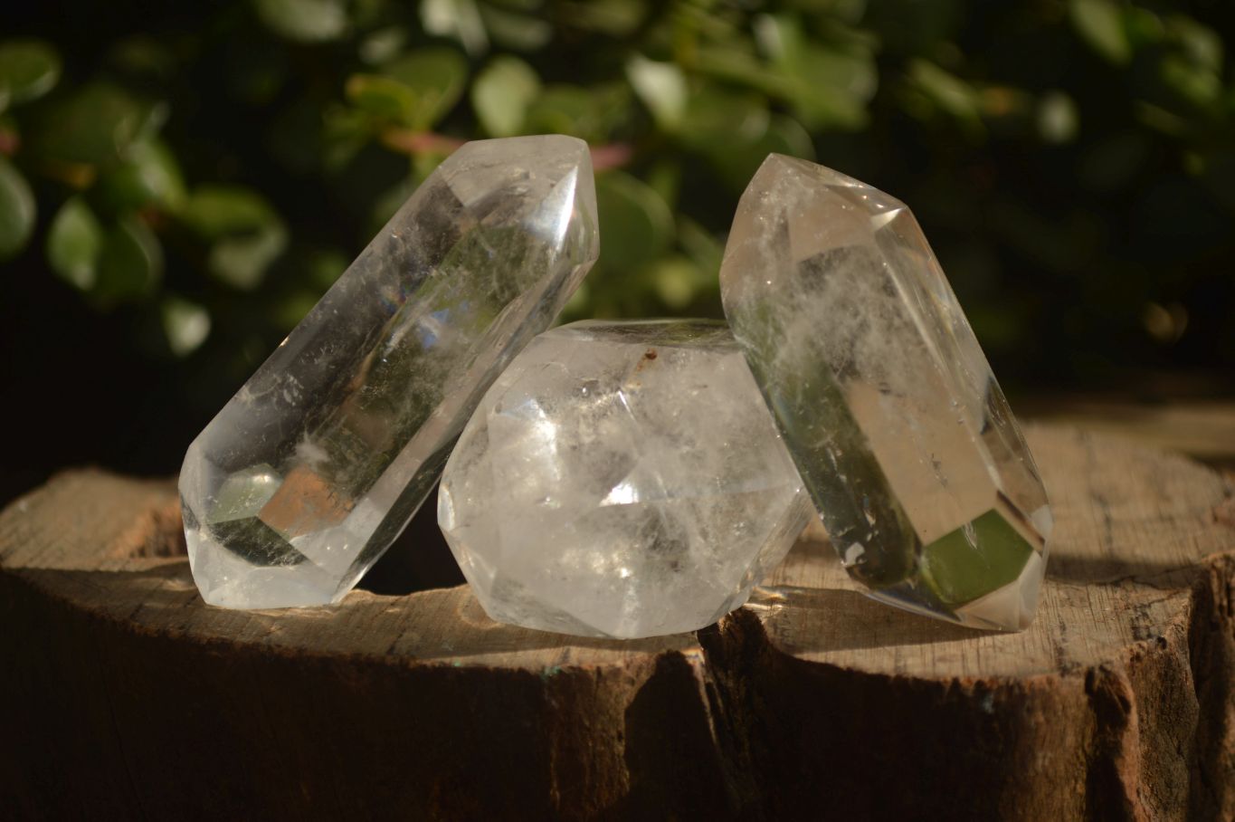 Polished Double Terminated Clear Quartz Points x 12 From Madagascar - Toprock Gemstones and Minerals 