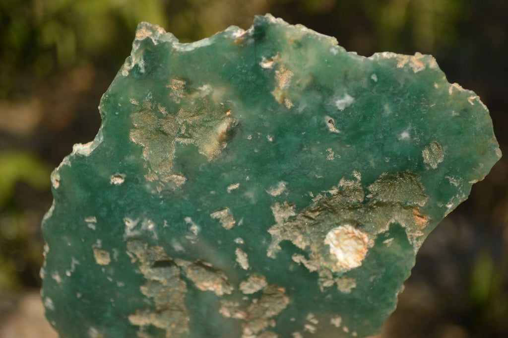 Polished On One Side Emerald Mtorolite Plates x 2 From Mutorashanga, Zimbabwe - Toprock Gemstones and Minerals 