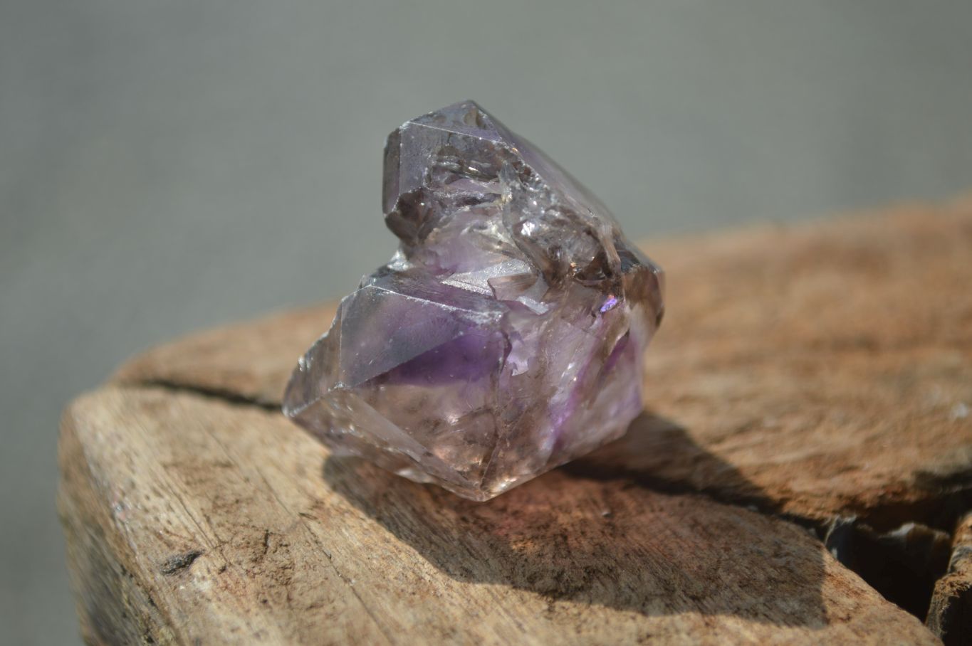 Natural Single Amethyst Window Quartz Crystals  x 21 From Chiredzi, Zimbabwe - Toprock Gemstones and Minerals 