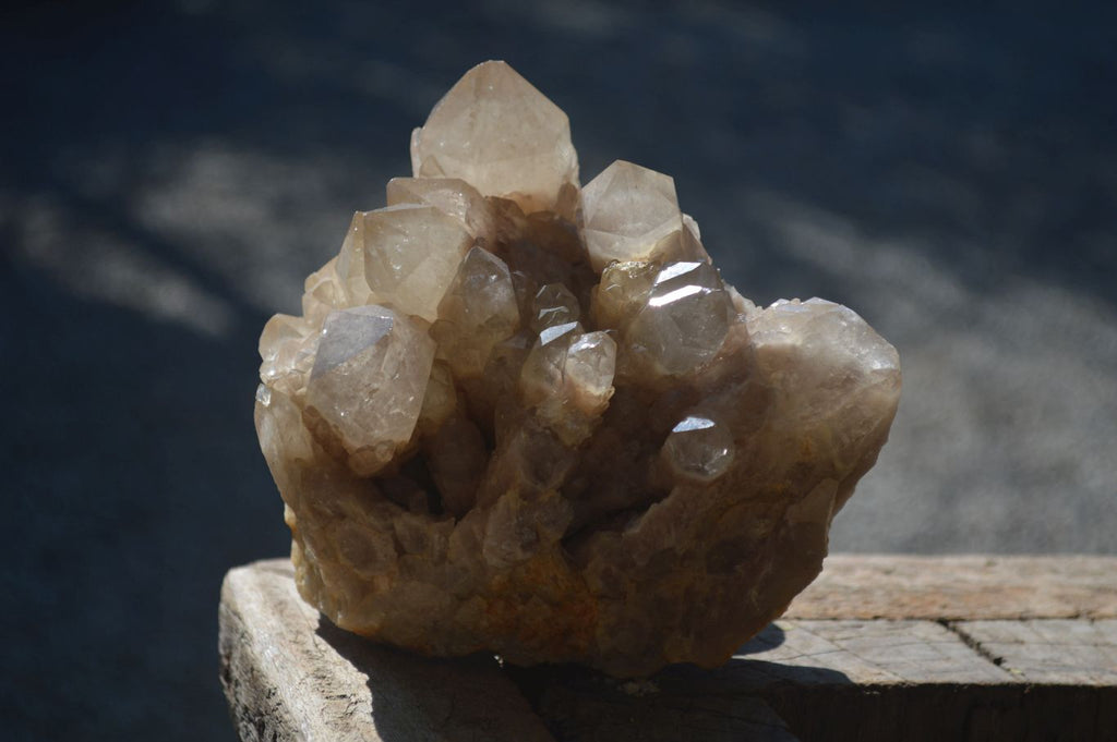 Natural Cascading Smokey Quartz Cluster x 1 From Luena, Congo - Toprock Gemstones and Minerals 