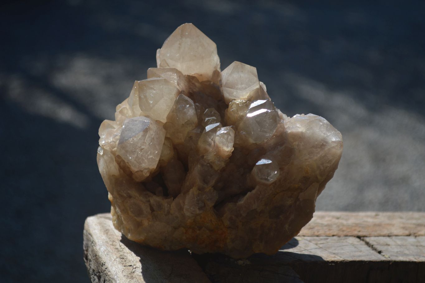 Natural Cascading Smokey Quartz Cluster x 1 From Luena, Congo - Toprock Gemstones and Minerals 