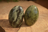 Polished  Leopard Stone Standing Free Forms  x 6 From Inyanga, Zimbabwe - Toprock Gemstones and Minerals 