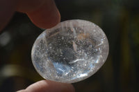 Polished Small Semi Optic Clear Quartz Galet / Palm Stones x 35 From Madagascar - Toprock Gemstones and Minerals 