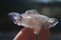 Natural Long Window Amethyst Quartz Crystals  x 12 From Chiredzi, Zimbabwe - Toprock Gemstones and Minerals 