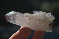 Natural Long Window Amethyst Quartz Crystals  x 12 From Chiredzi, Zimbabwe - Toprock Gemstones and Minerals 