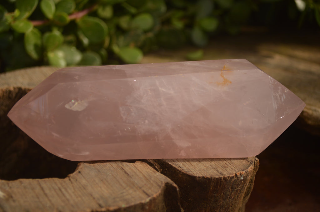 Polished Gemmy Double Terminated Rose Quartz Points x 4 From Ambatondrazaka, Madagascar - Toprock Gemstones and Minerals 