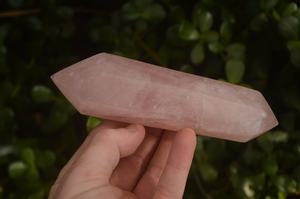 Polished Gemmy Double Terminated Rose Quartz Points x 4 From Ambatondrazaka, Madagascar - Toprock Gemstones and Minerals 