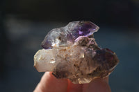 Natural Long Window Amethyst Quartz Crystals  x 12 From Chiredzi, Zimbabwe - Toprock Gemstones and Minerals 