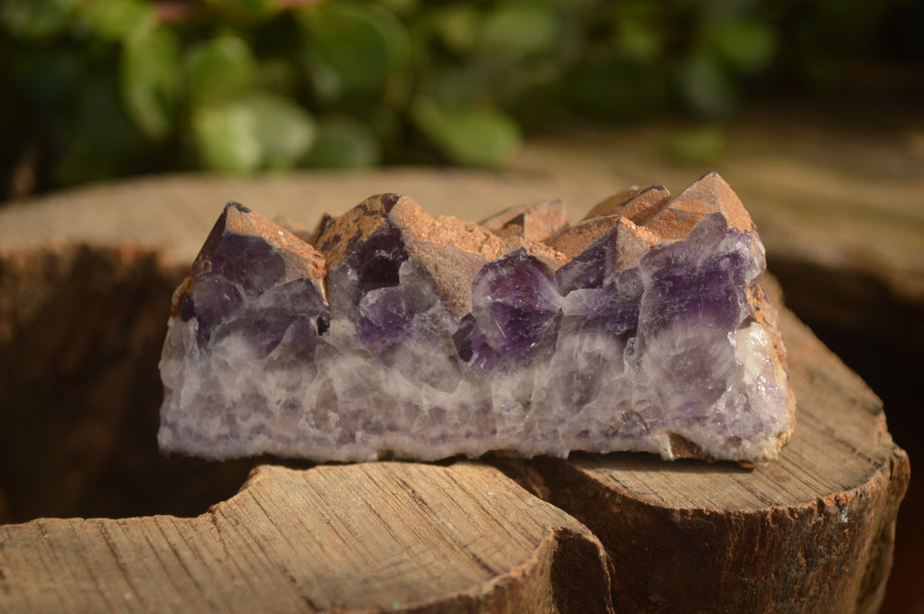 Polished Sliced Amethyst Crystal Plates x 15 From Zambia - Toprock Gemstones and Minerals 