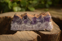 Polished Sliced Amethyst Crystal Plates x 15 From Zambia