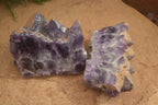 Polished Sliced Amethyst Crystal Plates x 15 From Zambia - Toprock Gemstones and Minerals 