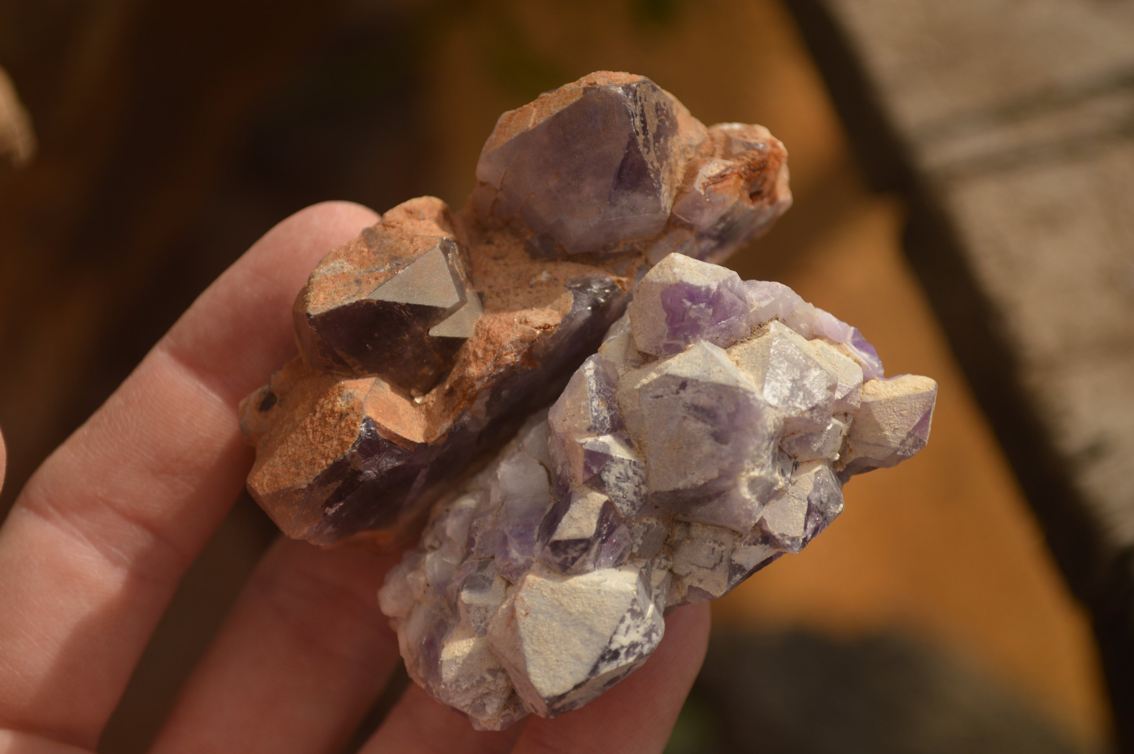 Polished Sliced Amethyst Crystal Plates x 15 From Zambia - Toprock Gemstones and Minerals 