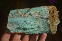 Natural Large Drusy Coated Chrysocolla With Malachite Dolomite Specimens  x 2 From Likasi, Congo - Toprock Gemstones and Minerals 