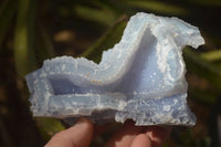 Natural Etched Blue Chalcedony Specimens  x 6 From Nsanje, Malawi - Toprock Gemstones and Minerals 