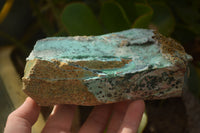 Natural Large Drusy Coated Chrysocolla With Malachite Dolomite Specimens  x 2 From Likasi, Congo - Toprock Gemstones and Minerals 