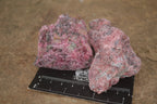 Natural Rough Red Rhodonite Cobbed Specimens  x 12 From Zimbabwe - TopRock
