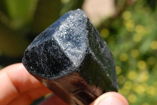 Natural Alluvial Black Tourmaline Crystals x 6 From Zimbabwe - TopRock