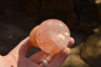 Polished Gemmy Pink Star Rose Quartz Mushrooms  x 6 From Ambatondrazaka, Madagascar - TopRock
