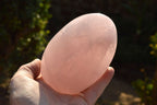 Polished Pink Rose Quartz Standing Free Forms  x 3 From Ambatondrazaka, Madagascar - TopRock